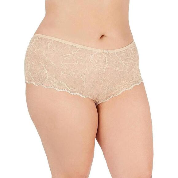 Inc International Concepts Womens Plus Size Lace Boyshort Size 1X - Picture 1 of 2